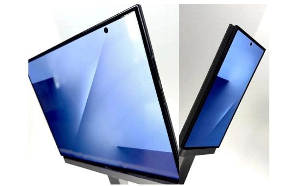 گوشی تاشو سه تکه سامسونگ با نمایشگر 10 اینچی برای اولین بار دیده شد